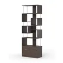 Стеллаж Куб №8 с тумбой Т-20 90x255x45 см ЛДСП цвет дуб венге