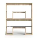 Стеллаж Куб №2 150x180x45 см ЛДСП цвет дуб сонома