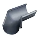 Угол 135° желоба внутренний Grand line ⌀125x90мм оцинкованная сталь RAL 7024 графитовый серый