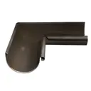 Угол 90° желоба внутренний Grand line ⌀125x90мм оцинкованная сталь RR 32 коричневый