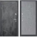 Входная дверь Лабиринт Лофт П21 левый 205x88см цвет бетон темный/бетон светлый