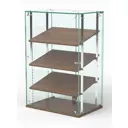 Витрина Сладость №3-РЕГ-П 60x90x40 см стекло цвет орех