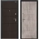 Дверь входная металлическая Оптим 98x205 см левая дуб серый
