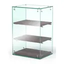 Витрина Сладость №2-П для выпечки 90x90x30 см стекло цвет ясень анкор темный - u31105