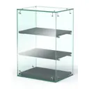 Витрина Сладость №2-П для выпечки 90x90x30 см стекло цвет темно-серый