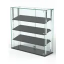 Витрина Сладость №2-РЕГ-П для выпечки 90x90x30 см стекло цвет черный