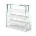 Витрина Сладость №2-О-РЕГ-П 90x90x30 см стекло цвет белый