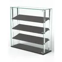 Витрина Сладость №2-О-РЕГ-П 90x90x30 см стекло цвет грейвуд