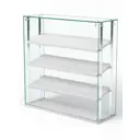 Витрина Сладость №2-О-РЕГ-П 90x90x30 см стекло цвет ясень анкор светлый