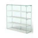 Витрина Сладость №2А-П для выпечки 90x90x30 см стекло цвет белый