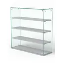 Витрина Сладость №2А-О-П для выпечки 90x90x30 см стекло цвет серый