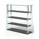 Витрина Сладость №2А-О-РЕГ-П 90x90x30 см стекло цвет грейвуд