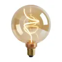 Лампочка светодиодная Voltega 8558 E27 220-240 В 5 Вт шар малый янтарный 220 Лм теплый белый свет