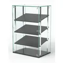 Витрина Сладость №3-О-РЕГ-П 60x90x40 см стекло цвет черный