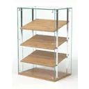 Витрина Сладость №3-О-РЕГ-П 60x90x40 см стекло цвет дуб золотистый