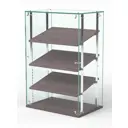 Витрина Сладость №3-О-РЕГ-П 60x90x40 см стекло цвет ясень анкор темный