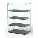 Витрина Сладость №3А-О-П для выпечки 60x90x40 см стекло цвет дуб венге