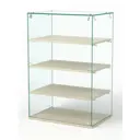 Витрина Сладость №3А-О-П для выпечки 60x90x40 см стекло цвет крем вайс