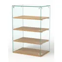 Витрина Сладость №3А-О-П для выпечки 60x90x40 см стекло цвет дуб золотистый