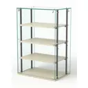 Витрина Сладость №3А-О-РЕГ-П 60x90x40 см стекло цвет крем вайс