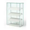 Витрина Сладость №4-РЕГ-П 60x90x30 см стекло цвет белый