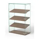 Витрина Сладость №4-О-П для выпечки 60x90x30 см стекло цвет орех