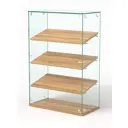 Витрина Сладость №4-О-П для выпечки 600x900x30 см стекло цвет дуб золотистый