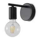 Настенный светильник Freya E27 цвет черный