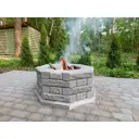 Костровой очаг Grillit 93x93x50 см 5 рядов серый