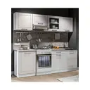 Модуль Столплит Натали 240x216x46 см ЛДСП цвет белый