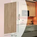 Фасад для кухонного шкафа Сантьяго 39.7x102.1 см Delinia ID ЛДСП цвет коричневый