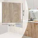 Фасад для кухонного ящика Зея 39.7x38.1 см Delinia ID ЛДСП цвет коричневый