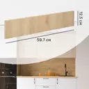 Фасад выдвижного ящика Комано 59.7x12.5 см ЛДСП цвет дуб комано