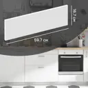 Фасад выдвижного ящика София 59.7x16.7 см KONSENSA ЛДСП цвет белый