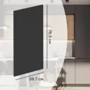 Фасад кухонного шкафа София 39.7x76.5 см KONSENSA ЛДСП цвет серый