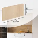 Фасад выдвижного ящика Комано 39.7x25.3 см ЛДСП цвет дуб комано