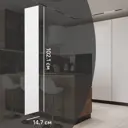 Фасад кухонного шкафа София 14.7x102.1 см KONSENSA ЛДСП цвет белый