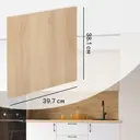 Фасад выдвижного ящика Комано 39.7x38.1 см ЛДСП цвет дуб комано