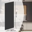 Фасад кухонного шкафа София 39.7x102.1 см KONSENSA ЛДСП цвет серый