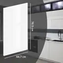 Фасад кухонного шкафа Аша 44.7x76.5 см KONSENSA ЛДСП цвет белый