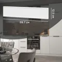 Фасад для кухонного ящика Инта 59.7x12.5 см Delinia ID МДФ цвет белый