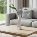 Ваза винтовая Чувство стиля стекло 29 см цвет белый