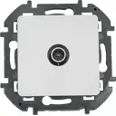 Розетка TV (телевизионная) - Lexman Lilian - "звезда" - белый