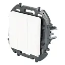 Выключатель трёхклавишный - Lexman Lilian - 20А 250В винтовые зажимы - белый