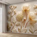 Фотообои флизелиновые Postermarket Полевые цветы 300x270 см