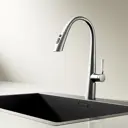 Смеситель для кухни Vincea VKF-176CH 24.3 см выдвижной излив цвет хром