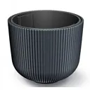 Кашпо Milly Prosperplast d 47 см 38.5 см 54 л пластик черный