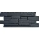 Фасадная панель Grand line Камелот Classic 1107x423x2.4мм графит 0.389м² 1шт