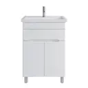 Тумба под раковину RUVANN NIKA 60 в ванную напольная цвет белый