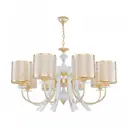 Светильник подвесной Arte milano Florentia-6067 306067/8 wh/gd 8 ламп 16 м² цвет белый